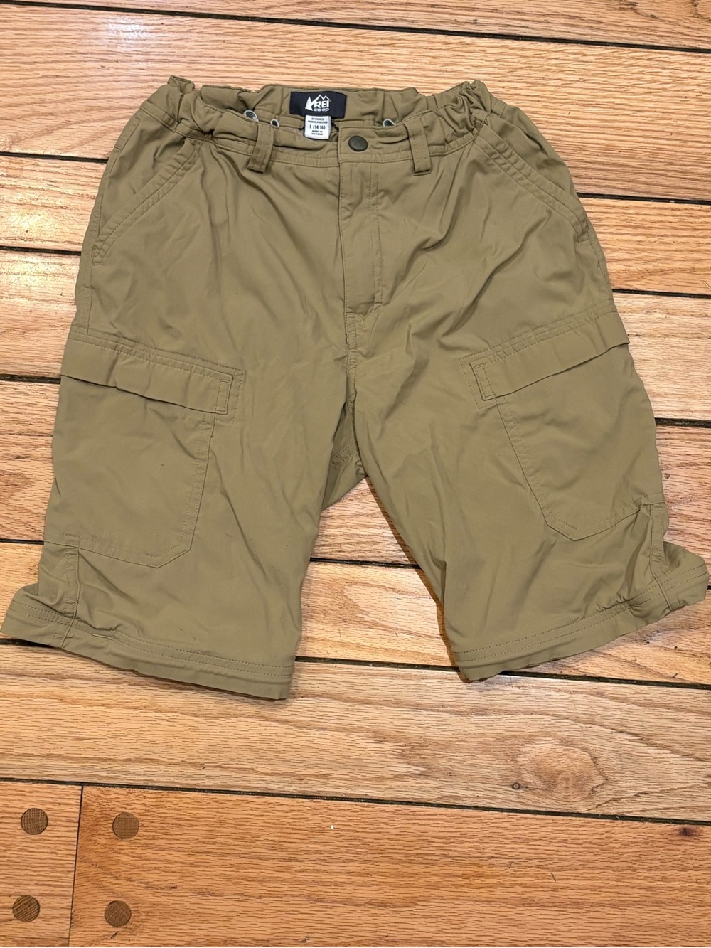 REI Kids Cargo Shorts - Khaki 14/16